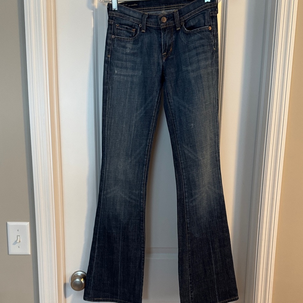 Citizens of Humanity Indigo Low Rise Flair Jean Women's Jeans